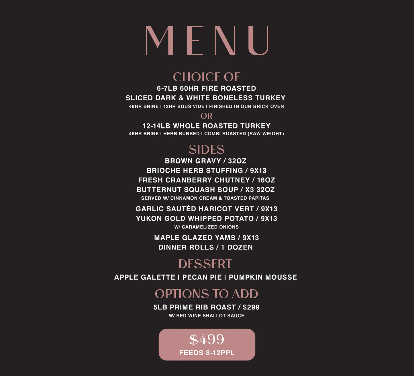 SALT Thanksgiving Package