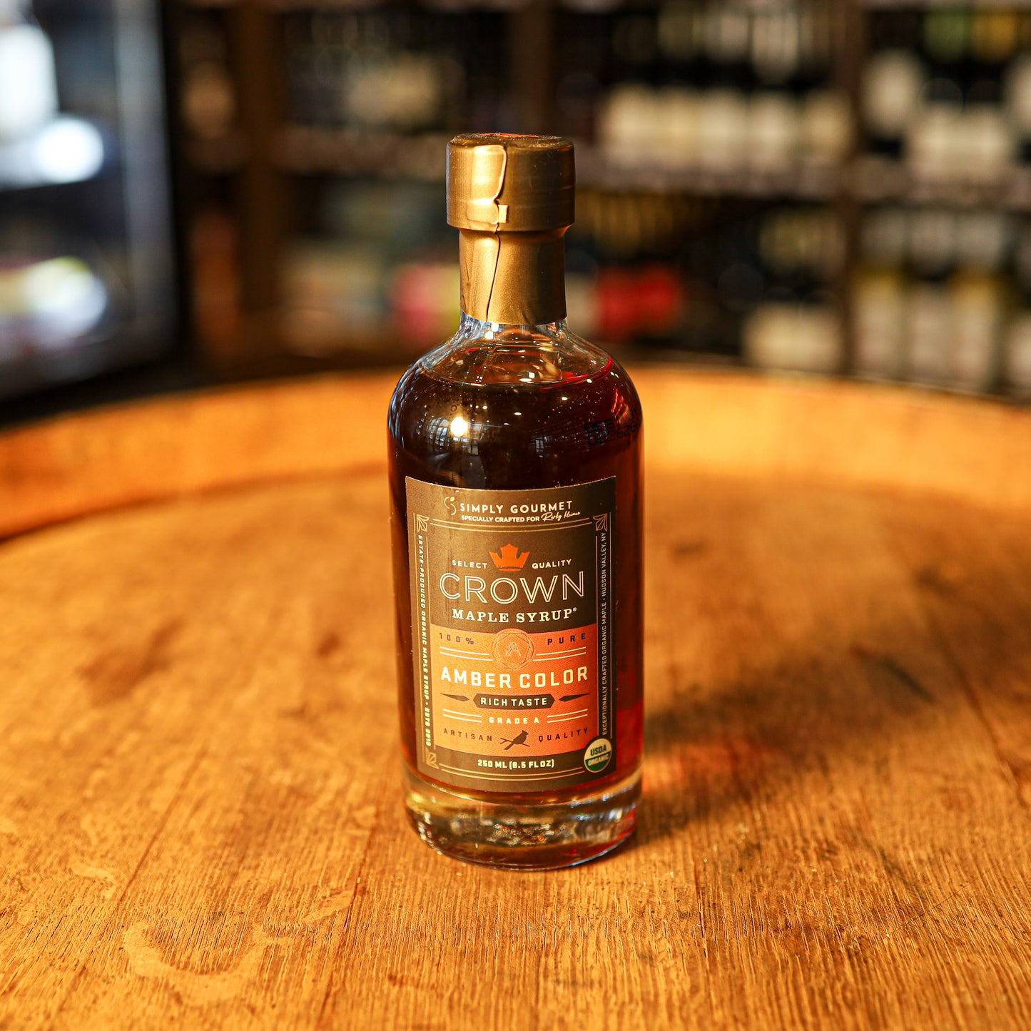 MAPLE SYRUP AMBER COLOR CROWN