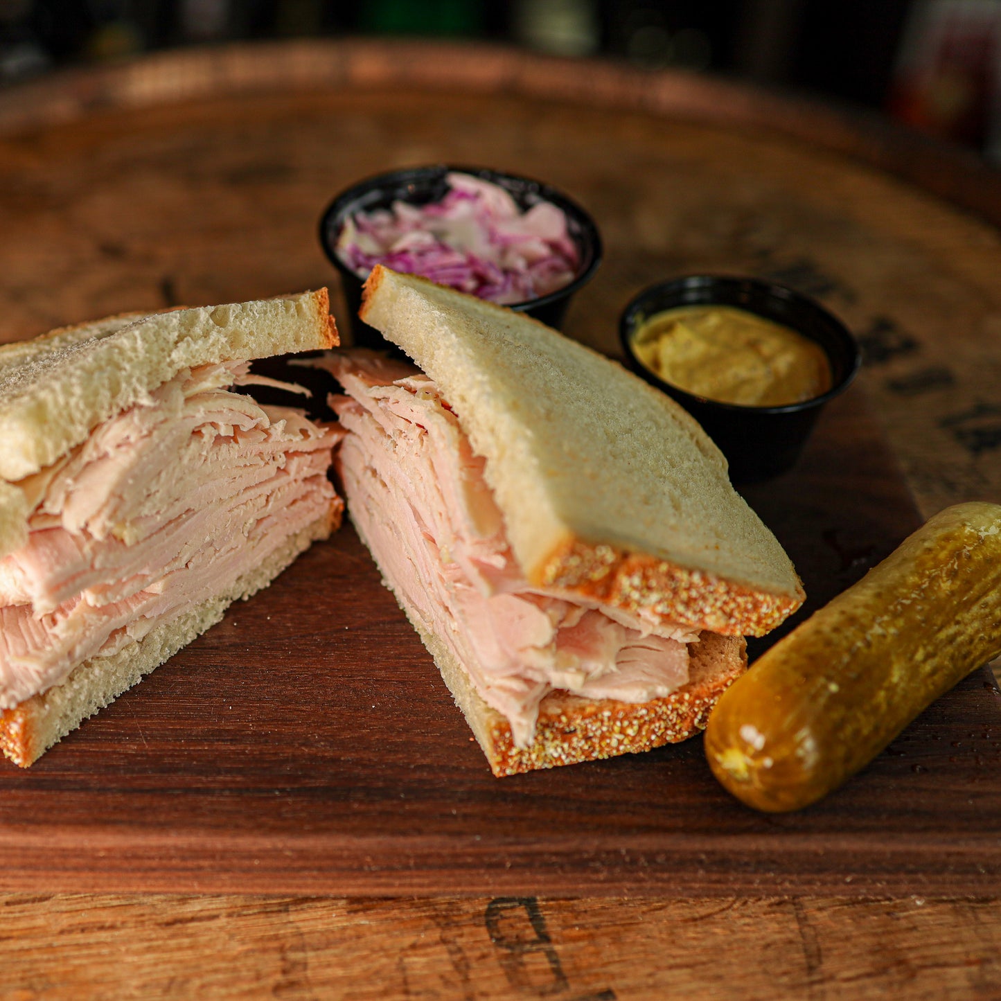 Maple Glazed Smoked Turkey - Sandwich