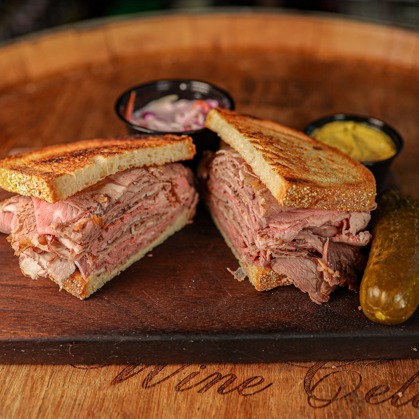 Pepper Crusted Roast Beef - Sandwich