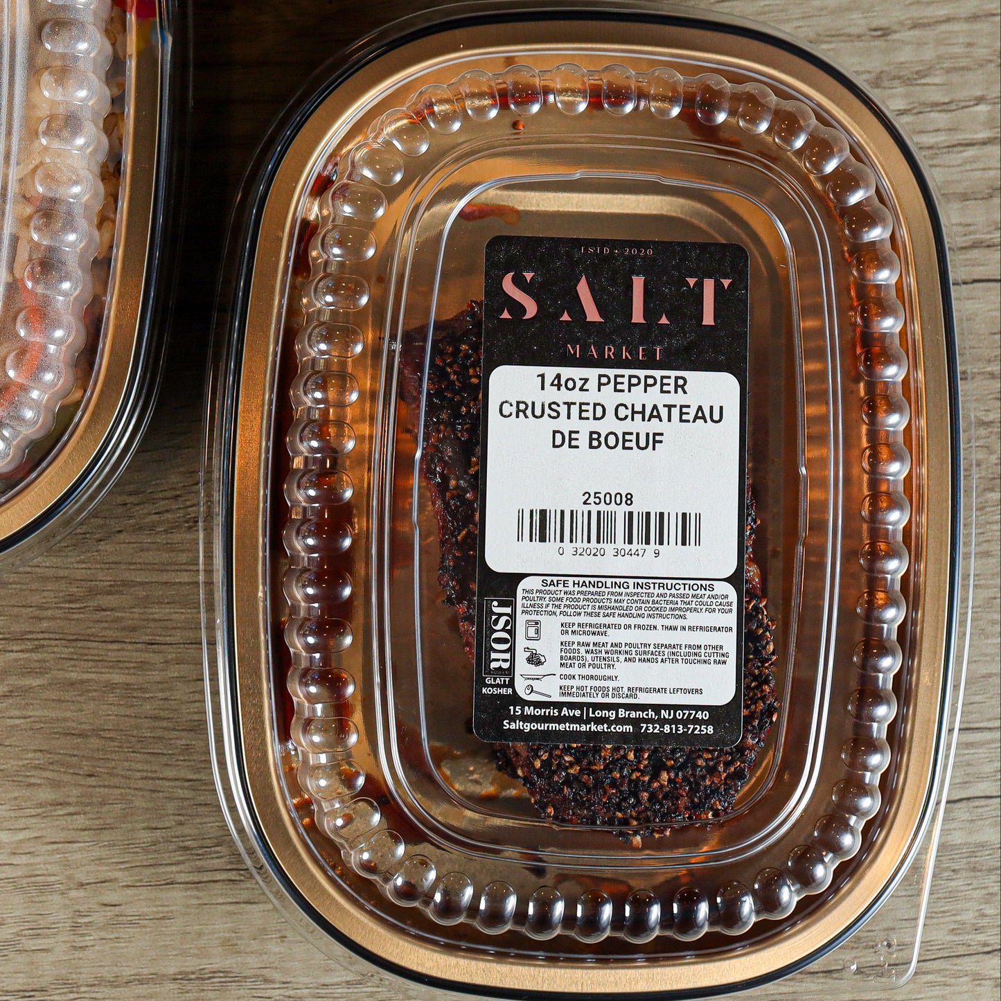 12oz Pepper Crusted Chateau De Boeuf Steak (Travel Ready)