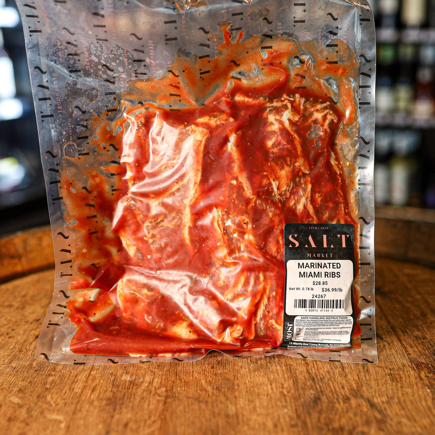 BBQ MARINATED MAIMI RIBS - Raw