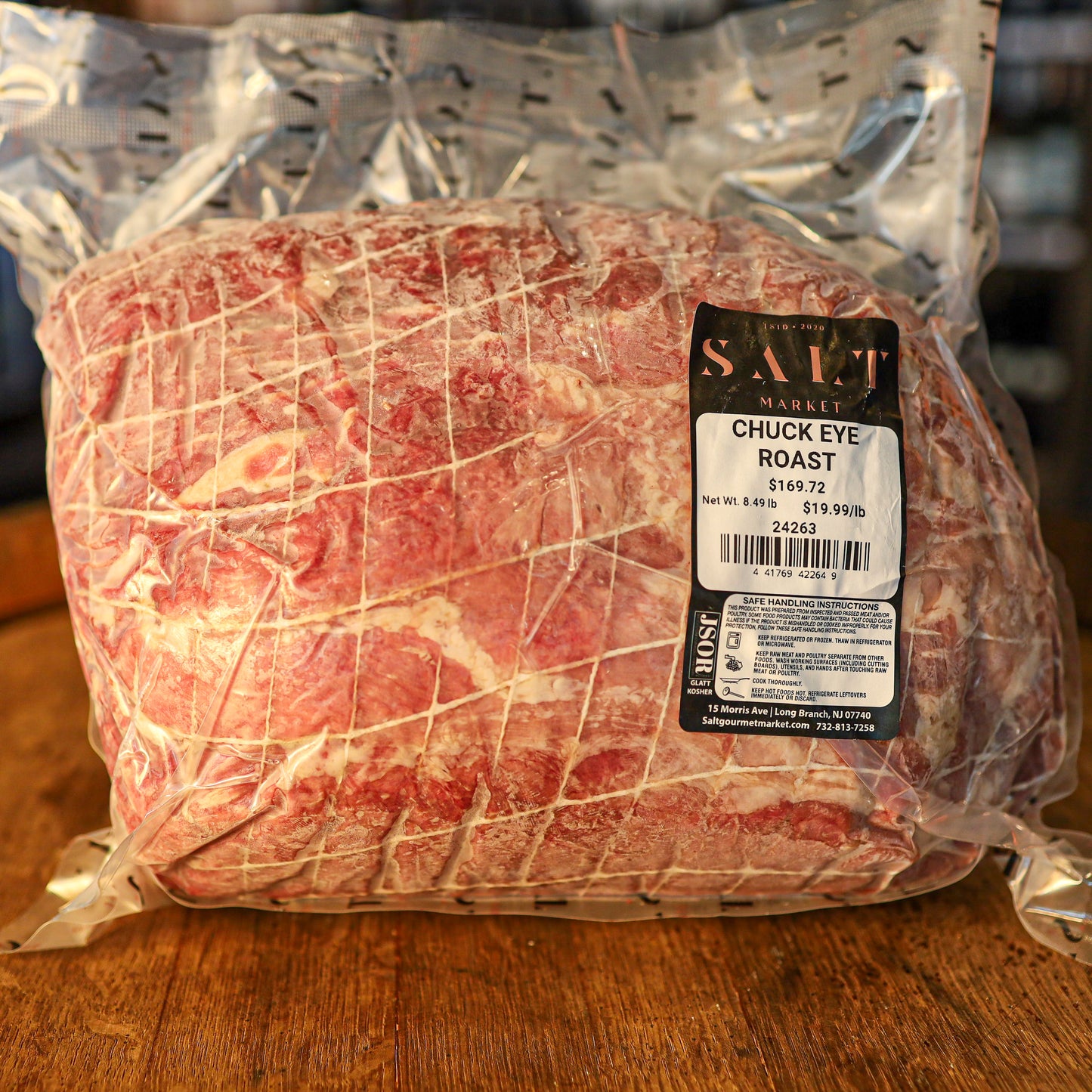 CHUCK EYE ROAST - Raw