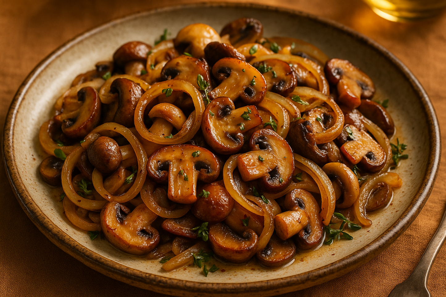 Sauteed Mushrooms &
Onions