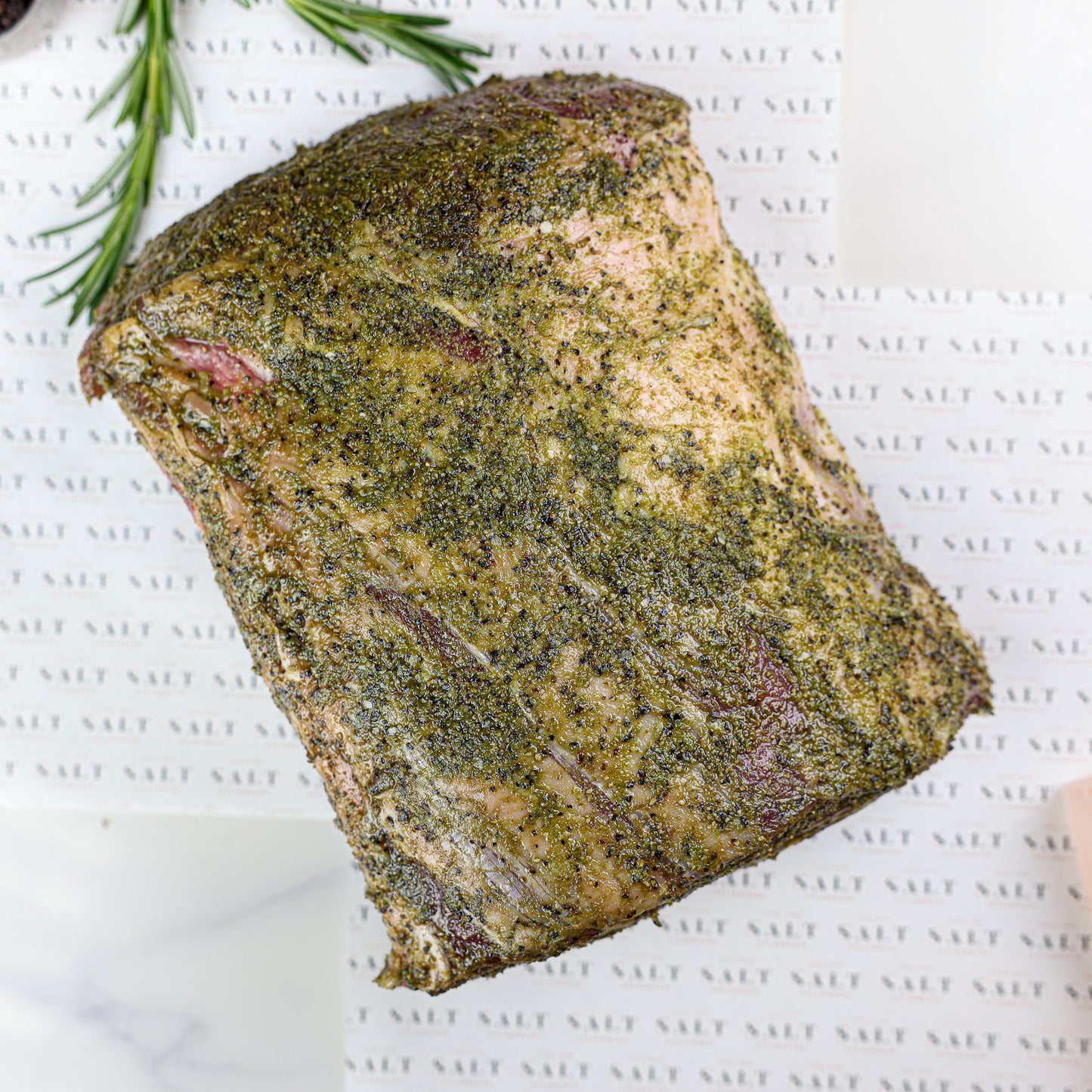 HERB CRUSTED RIB ROAST- Raw
