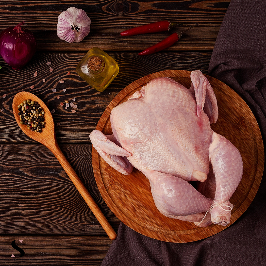 FRESH WHOLE CHICKEN - Raw