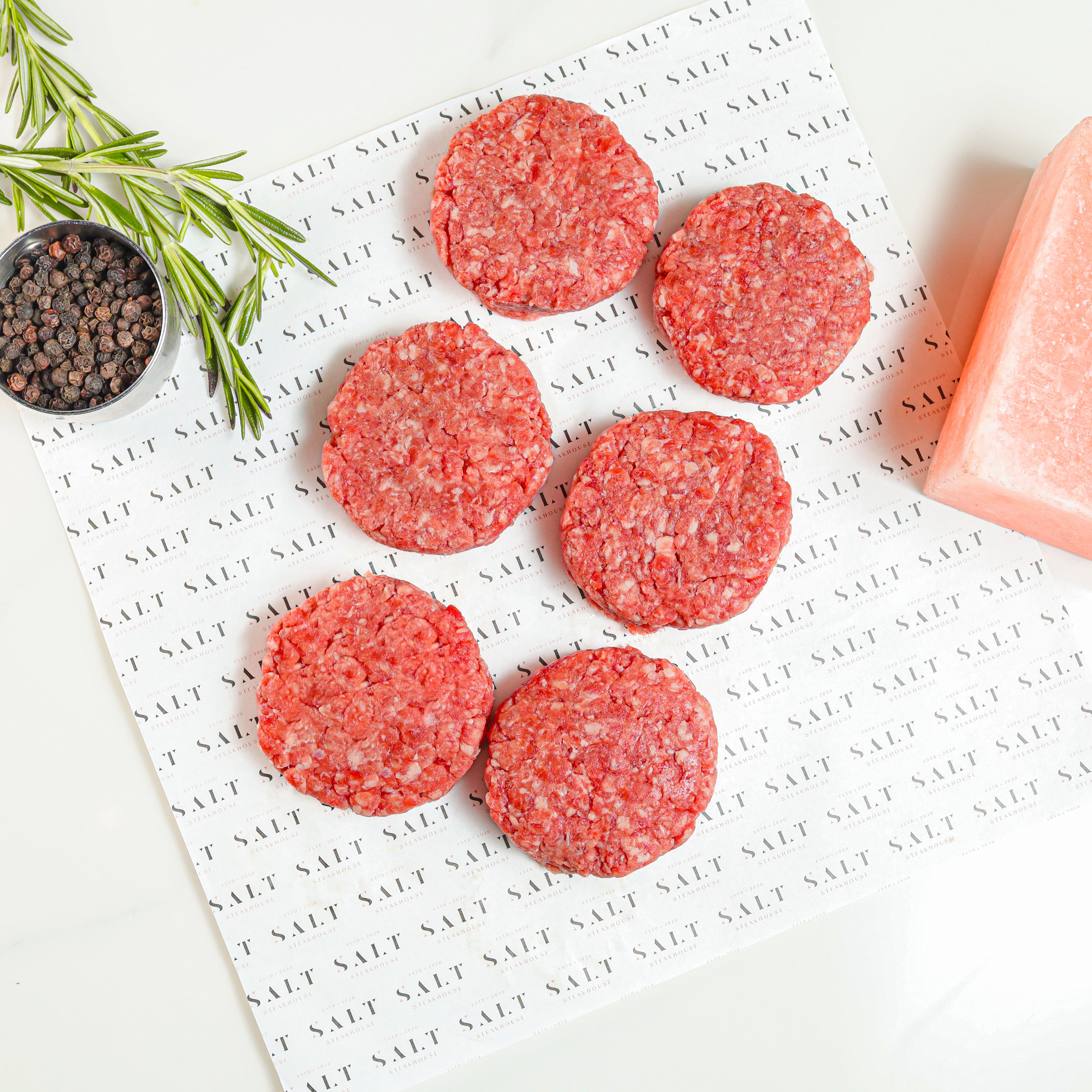 BEEF SLIDERS (6)- Raw