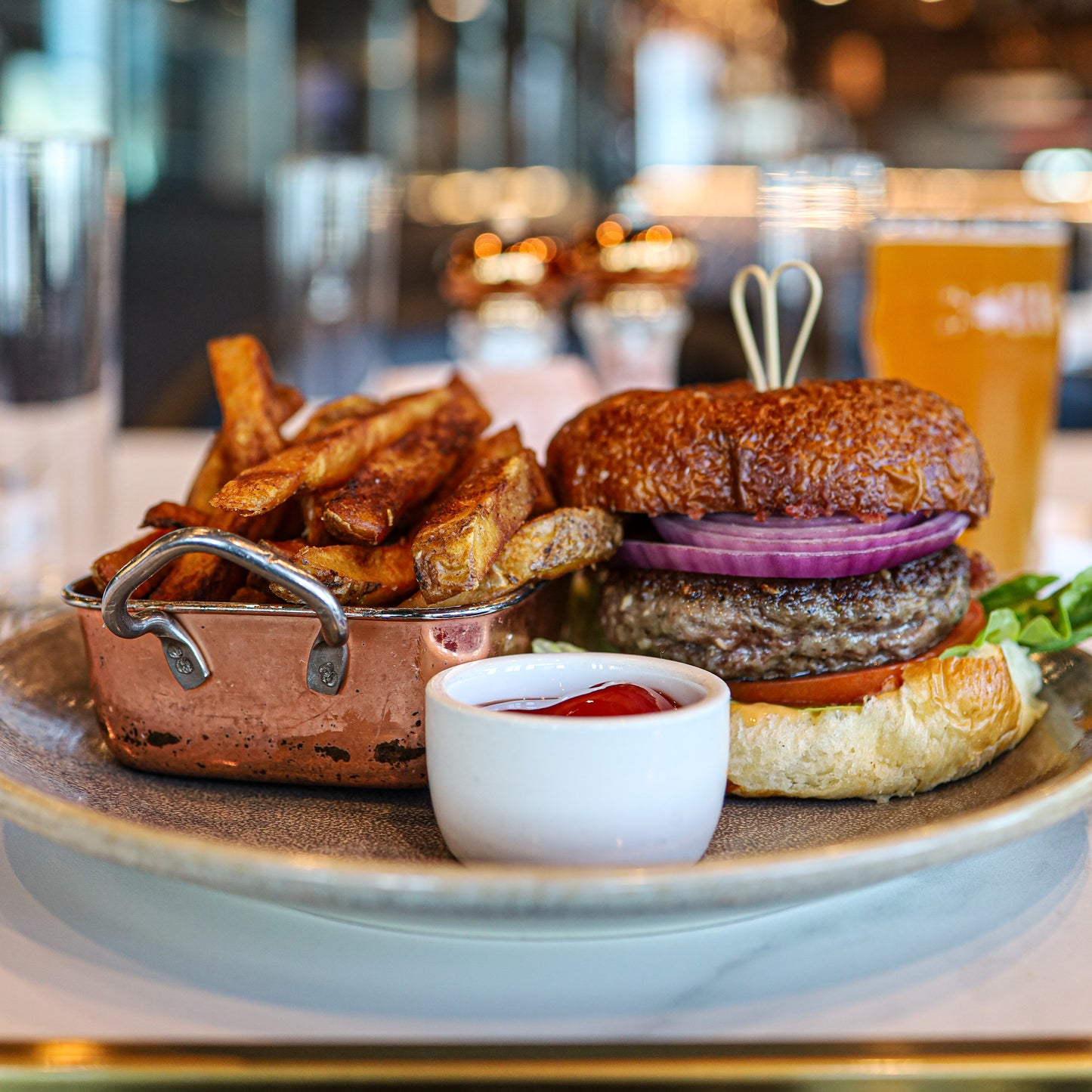 Salt Signature Burger (unassembled)