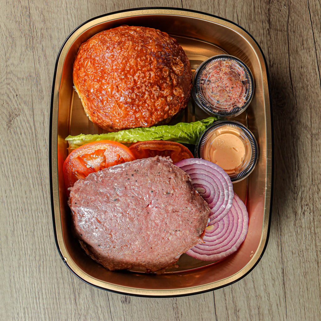 Salt Signature Unassembled Burger - Main Dish (Travel Ready)
