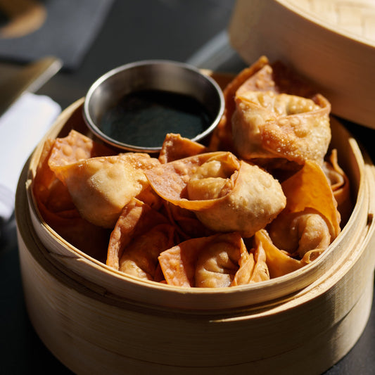 CRISPY BEEF DUMPLINGS / 9x13