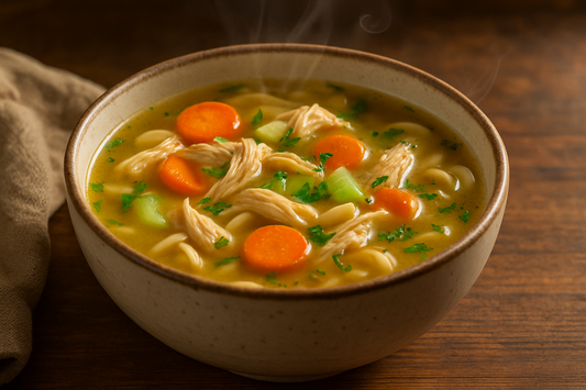 chicken soup bowl