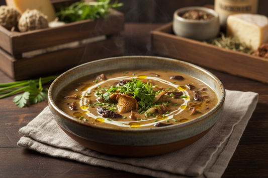 Exotic Mushroom Soup