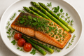 herb roasted salmon
