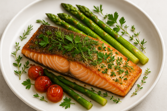 herb roasted salmon