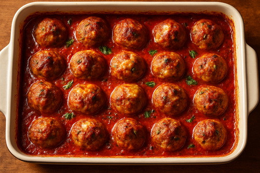 Meatballs w/Tomato Sauce 9x13