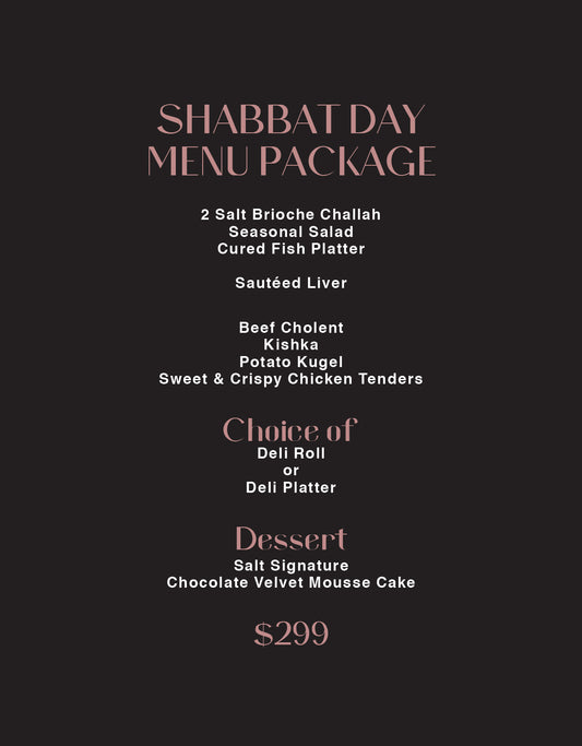 Shabbat - Lunch - 4-6PPL