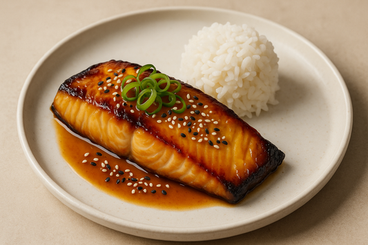 miso glazed sea bass