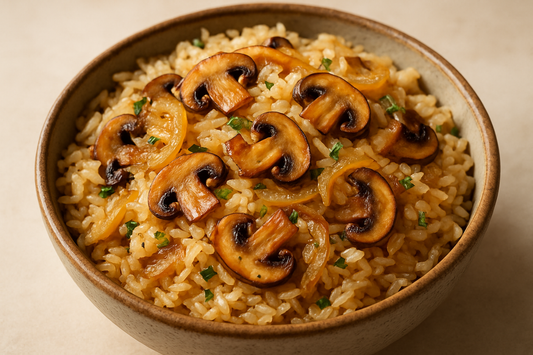 Sautéed Mushroom & Onion Rice