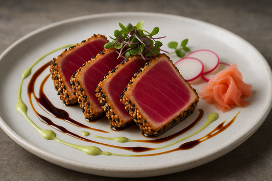sesame crusted bluefin tuna