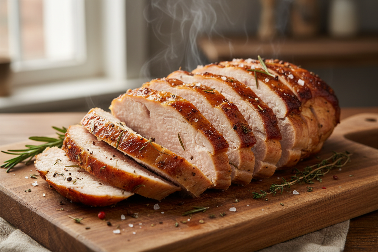 Sliced Roasted turkey 